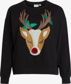 Vila Sweatshirts Sweatshirt Dames Zwart