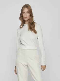 Vila Longsleeves Shirt Dames Wit -Vila 1a3775334e52311e09f3752a30746afc
