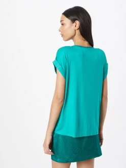 Vila T-shirts Shirt Dames Jade Groen -Vila 1a3ad051fba1ddb7ac56e080278456f0