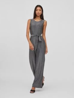 Vila Lange Jumpsuits Jumpsuit Spice Dames Donkergrijs -Vila 1c795380dc774d5ad89782820a15cfc1