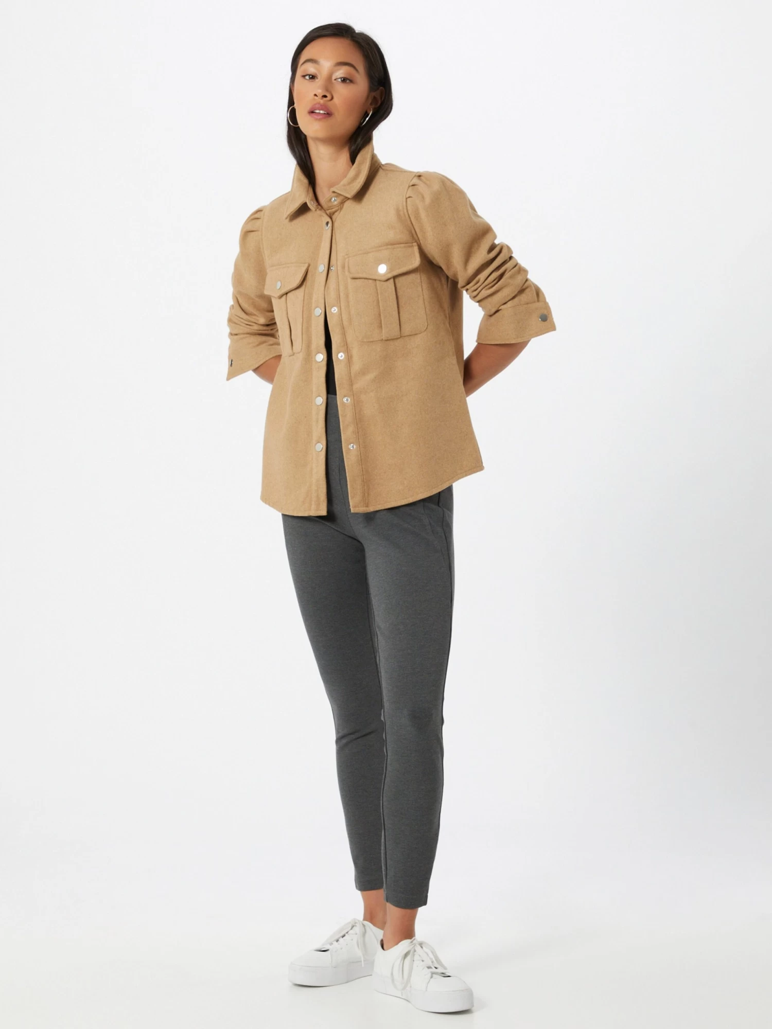 Vila Broeken Skinny Leggings Dames Donkergrijs 6 Vila Broeken Skinny Leggings Dames Donkergrijs - Afbeelding 4