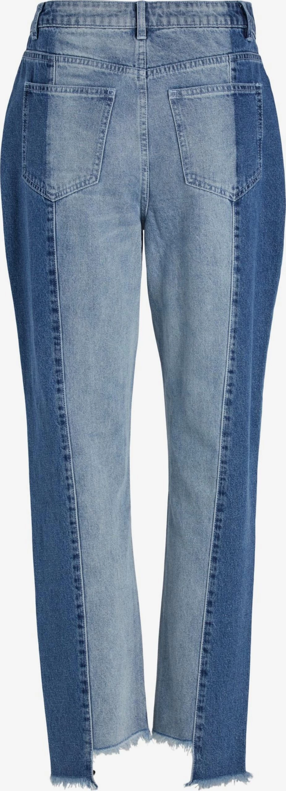 Vila Straight Regular Jeans Stray Dames Donkerblauw 4 Vila Straight Regular Jeans Stray Dames Donkerblauw - Afbeelding 2