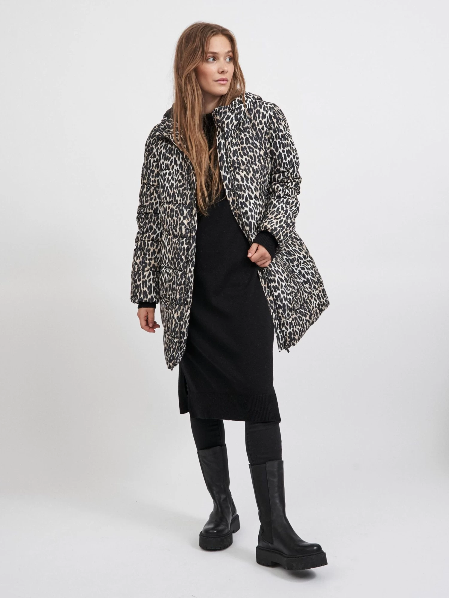 Vila Wintermantels Wintermantel Karla Dames Beige 7 Vila Wintermantels Wintermantel Karla Dames Beige - Afbeelding 5