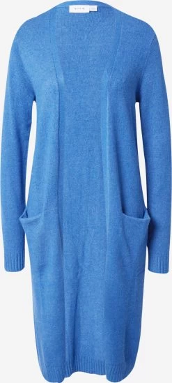 Vila Vesten Gebreid Vest RIL Dames Blauw Gemêleerd