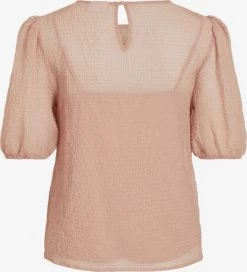 Vila Blouses Met Korte Mouw Blouse Dames Pastelroze -Vila 1fb28a19f3fb839d5623b7dc030c4888