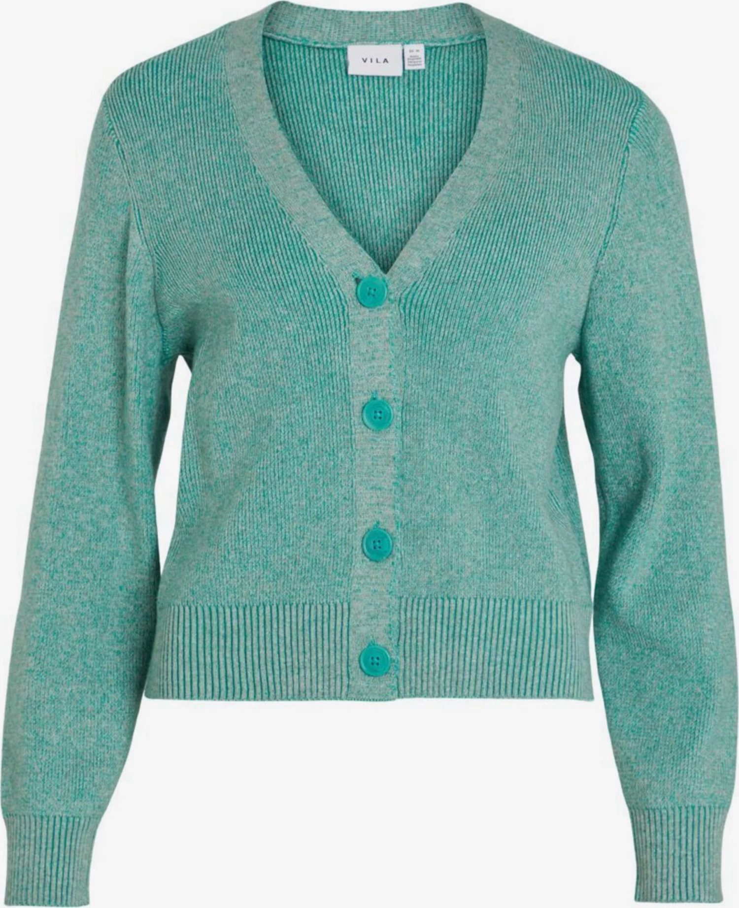 Vila Vesten Gebreid Vest Ril Dames Jade Groen 3 Vila Vesten Gebreid Vest Ril Dames Jade Groen