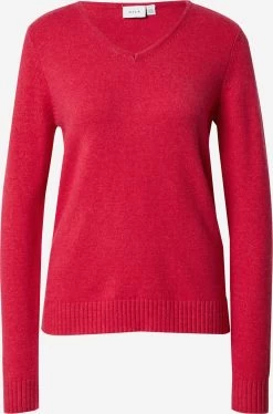 Vila Basic Truien Trui Ril Dames Framboos