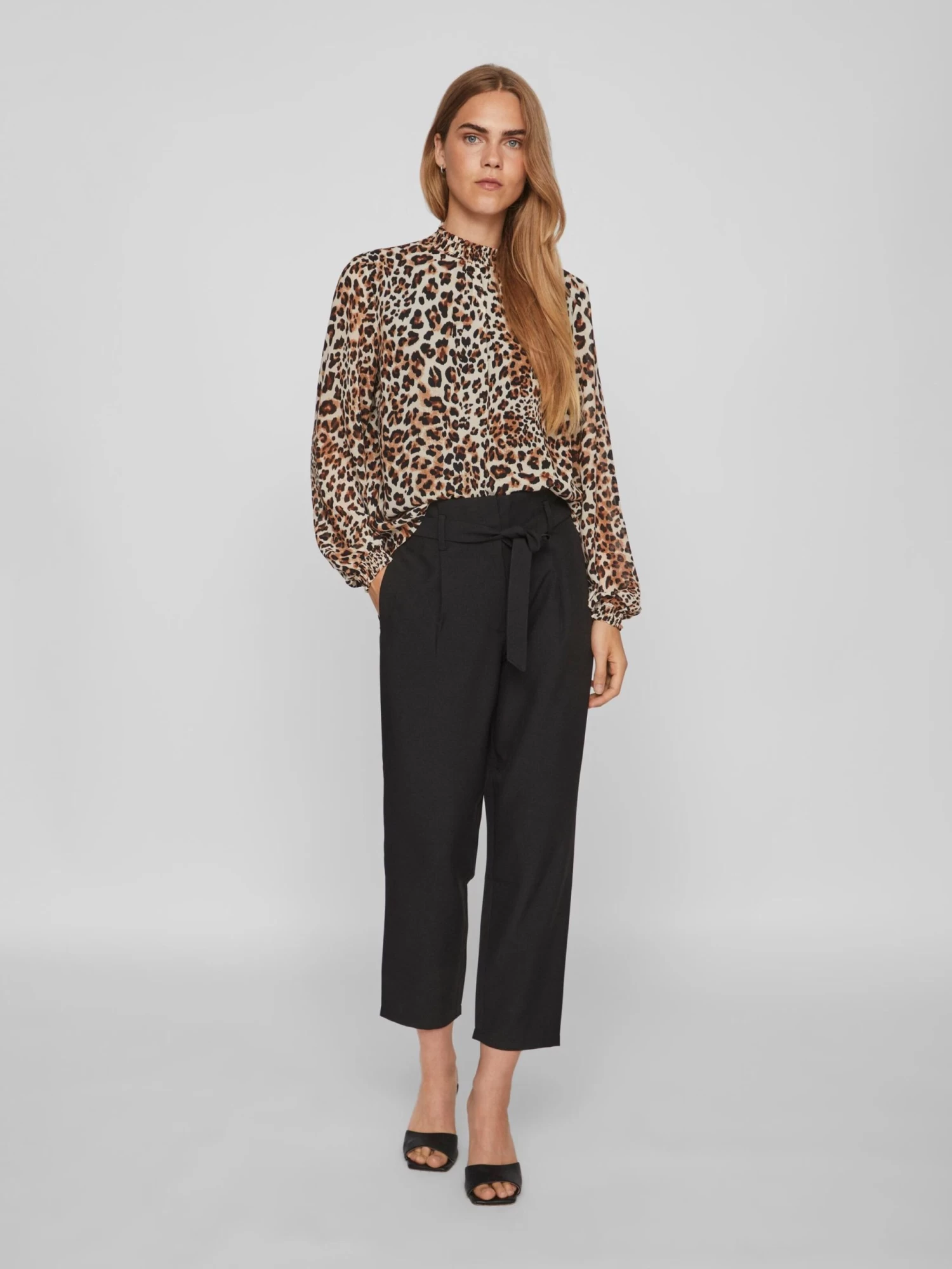 Vila Blouseshirts Blouse Josefina Dames Beige 6 Vila Blouseshirts Blouse Josefina Dames Beige - Afbeelding 4