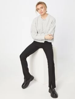 Vila Sweatshirts Sweatshirt Kamili Dames Grijs Gemêleerd -Vila 24fc4c238e778fe7e10c675b7c6bea05