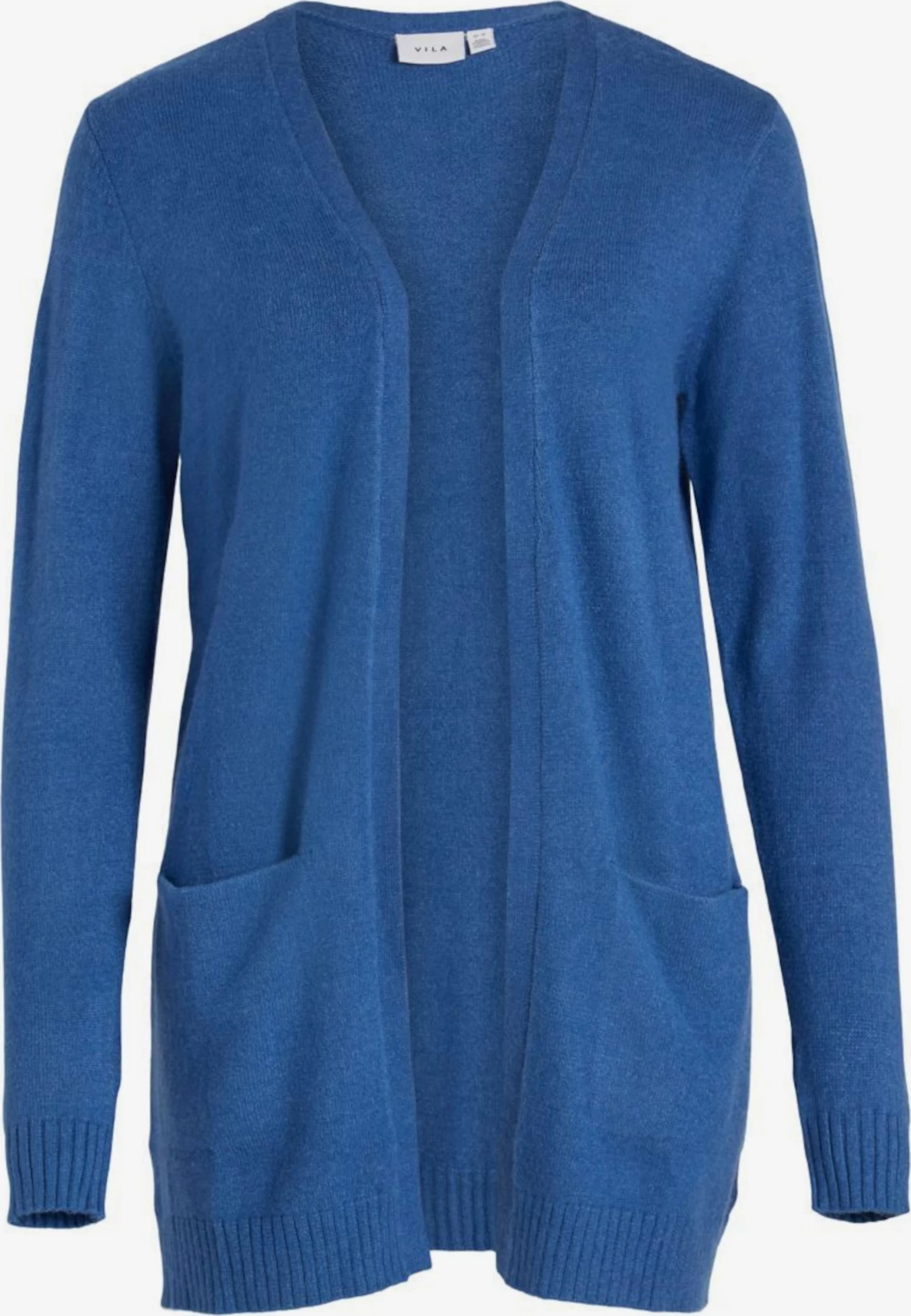 Vila Vesten Gebreid Vest Ril Dames Blauw 3 Vila Vesten Gebreid Vest Ril Dames Blauw