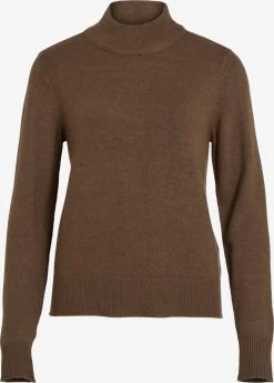 Vila Basic Truien Trui Ril Dames Ombergrijs