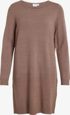 Vila Gebreide Jurken Gebreide Jurk Dames Bruin