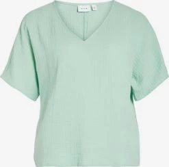 Vila T-shirts Shirt Dames Groen