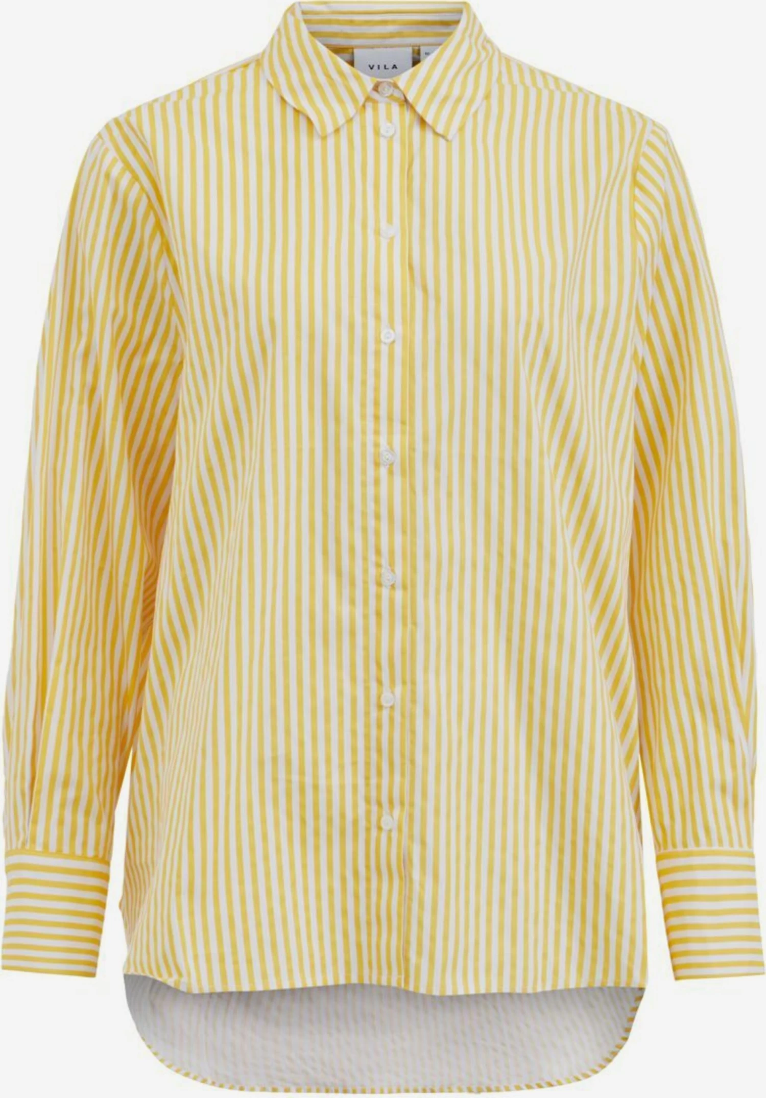Vila Overhemden Blouse Nicoline Dames Geel 3 Vila Overhemden Blouse Nicoline Dames Geel