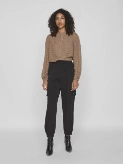 Vila Overhemden Blouse Dames Bruin 12 Vila Overhemden Blouse Dames Bruin -Vila 2a5b6c64a993012722ef8d1f96e9da05