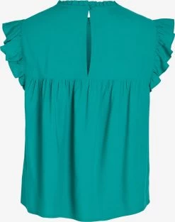 Vila Kanten Blouses Blouse Visia Dames Jade Groen -Vila 2a9430bea342f3354b195da595eaf3ea
