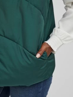 Vila Bodywarmers Bodywarmer Dames Donkergroen -Vila 2a972503d9cfef3b2b4d16d38740387f