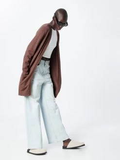 Vila Vesten Gebreid Vest Ril Dames Chocoladebruin -Vila 2cace7185203006b48fe17780ccd6a40