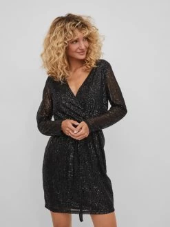 Vila Cocktailjurken Cocktailjurk Dames Zwart -Vila 2da87d656689f2b05180ce476c603a21