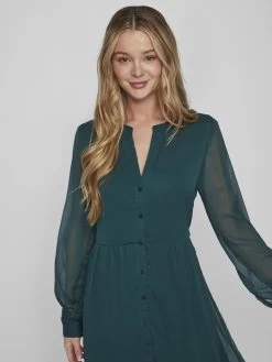 Vila Blousejurken Blousejurk Dames Spar -Vila 2db541dee586e629c6edf1250bec603d