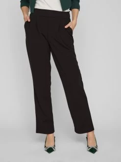 Vila Bandplooibroeken Regular Bandplooibroek Dames Zwart 10 Vila Bandplooibroeken Regular Bandplooibroek Dames Zwart -Vila 2e24f53e04e5eb46415f4f5c89ec369e