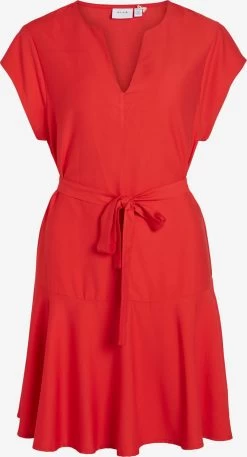 Vila Mini Jurken Jurk Defne Dames Rood