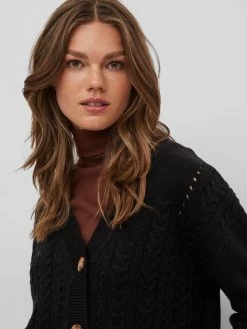 Vila Vesten Gebreid Vest Oa Dames Zwart 15 Vila Vesten Gebreid Vest Oa Dames Zwart -Vila 2fbe82ffff51bde0c91087cea151d897