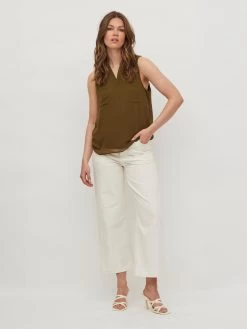 Vila Blouse Tops Blouse Mera Dames Olijfgroen -Vila 3024094bd51678ced1a65b3917050e27