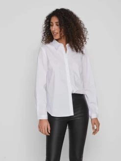 Vila Overhemden Blouse Gimas Dames Natuurwit -Vila 32b0a86e81b741aad794920c29f06adc