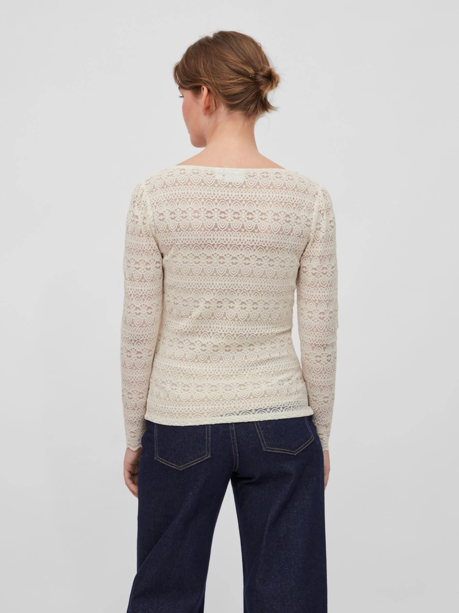 Longsleeves Shirt Chikka Dames Lichtbeige 7 Longsleeves Shirt Chikka Dames Lichtbeige - Afbeelding 5