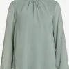 Vila Blouseshirts Blouse Dobby Dames Jade Groen -Vila 33f25439fbcabe766cb5998fce76e2f3