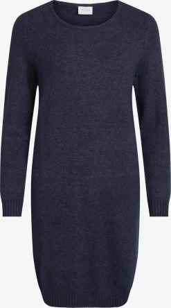 Vila Gebreide Jurken Gebreide Jurk Ril Dames Marine