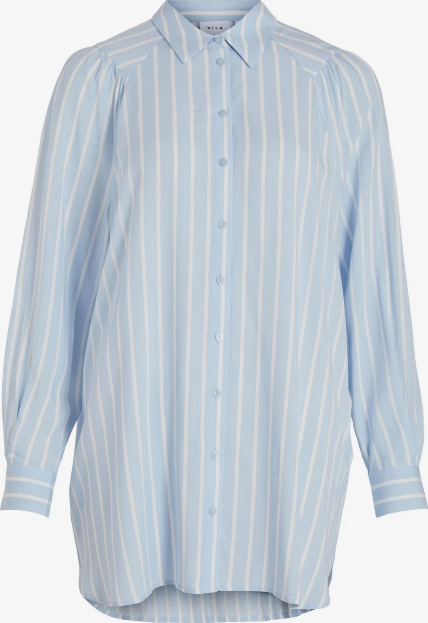 Vila Lange Blouses Blouse Zugi Dames Lichtblauw 3 Vila Lange Blouses Blouse Zugi Dames Lichtblauw