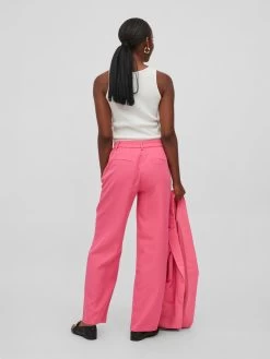 Vila Pantalons Regular Broek Kammas Dames Pink -Vila 366fc0bc1fa29baa0c24b063b0906d8f