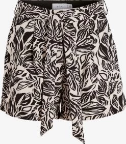 Vila Shorts Regular Bandplooibroek PALOMY Dames Beige