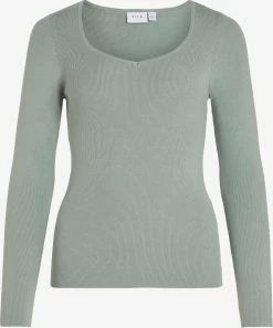 Vila Basic Truien Trui Dames Mintgroen