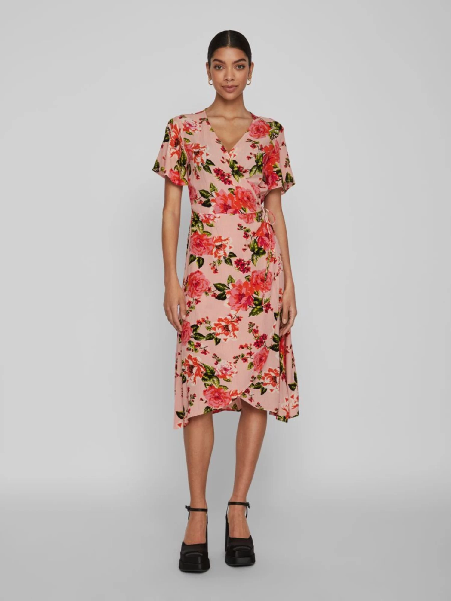 Vila Mini Jurken Jurk Dames Rosa 5 Vila Mini Jurken Jurk Dames Rosa - Afbeelding 3