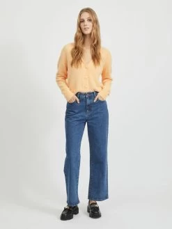 Vila Vesten Gebreid Vest Dames Oranje 12 Vila Vesten Gebreid Vest Dames Oranje -Vila 37e7d029753b23ccf504b0056a2db930