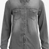 Vila Spijkerblouses Blouse Bista Dames Grijs 2 Vila Spijkerblouses Blouse Bista Dames Grijs -Vila 37f588d246902eb49ae39b11b7168a58