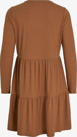 Vila Mini Jurken Jurk Wonda Dames Bruin -Vila 3835fabbc601e1dd760a1dd38c59546c