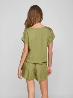 Vila Tops Top Dames Groen -Vila 38cc8793526666bc45022200a3677cb5