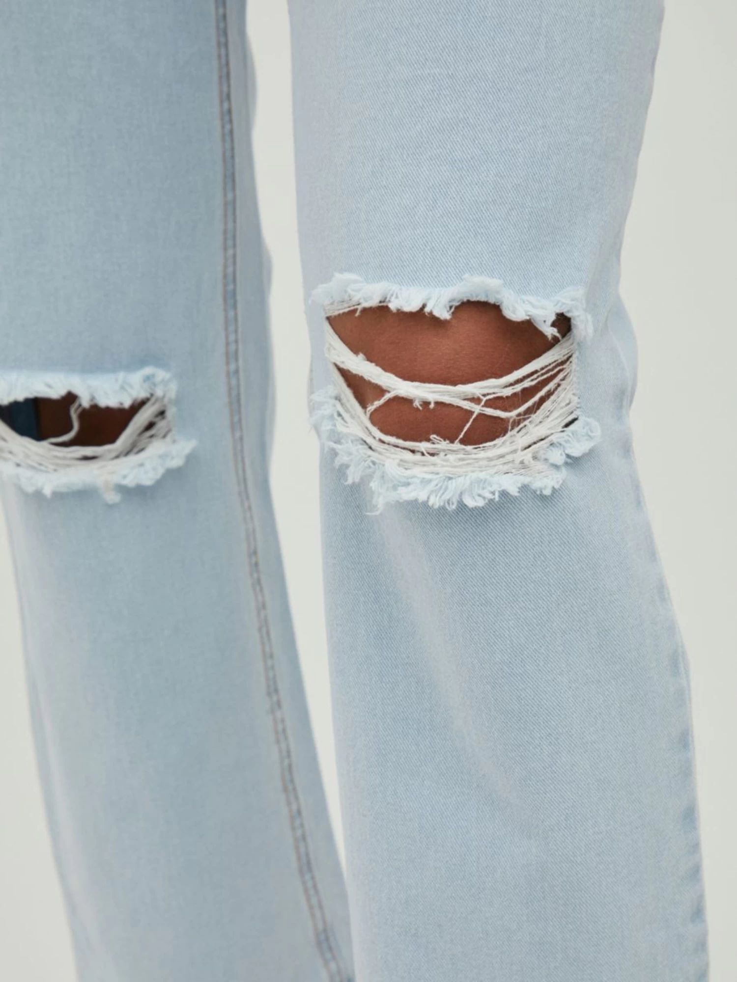 Vila Mom Jeans Loosefit Jeans Dames Lichtblauw 8 Vila Mom Jeans Loosefit Jeans Dames Lichtblauw - Afbeelding 6