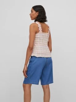 Vila Tanktops Top Conelia Dames Wit -Vila 392d9afe72e7f7e3ceb0997cfb9b0ce3