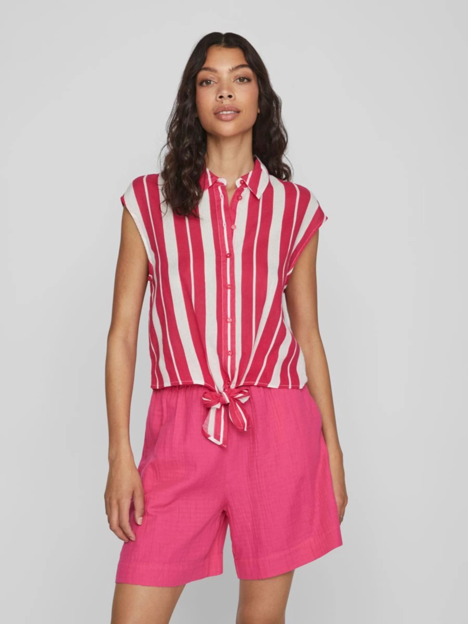 Vila Blouse Tops Blouse Dames Pink 5 Vila Blouse Tops Blouse Dames Pink - Afbeelding 3