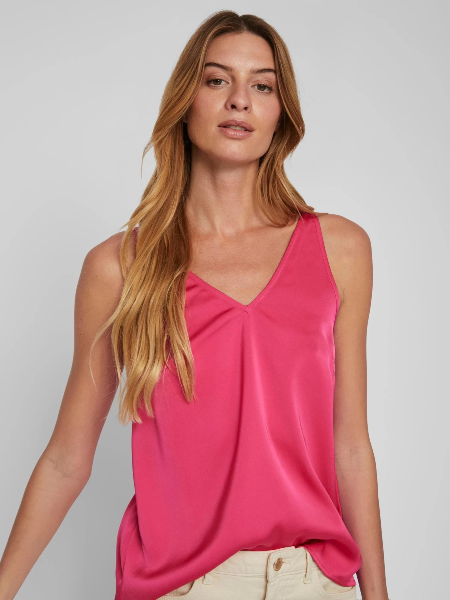 Vila Tanktops Top RAVENNA Dames Pitaja Roze 8 Vila Tanktops Top RAVENNA Dames Pitaja Roze - Afbeelding 6