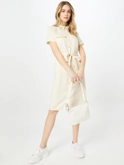 Vila Blousejurken Blousejurk BISTA Dames Beige -Vila 3a86f94ae8cad42c7cbef4e232f04149