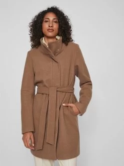 Vila Tussenmantels Tussenmantel Dames Bruin Gemêleerd 11 Vila Tussenmantels Tussenmantel Dames Bruin Gemêleerd -Vila 3ac27a7f558d28aa8f25cd7d3c914b29