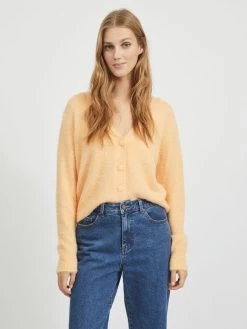 Vila Vesten Gebreid Vest Dames Oranje 10 Vila Vesten Gebreid Vest Dames Oranje -Vila 3bc8866bbe75c8a1373f8fd24dc9a20e