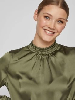 Vila Blouseshirts Blouse Dames Groen 13 Vila Blouseshirts Blouse Dames Groen -Vila 3cbc8784b383726bc205e125a3f4004c