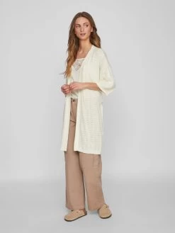 Vila Vesten Gebreid Vest Lesly Dames Natuurwit -Vila 3dace705ebcc6bb2c9604a7b91473d3c